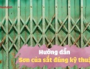 Thợ sơn cửa sắt tại quận 5 - 0867.502.728 - Dịch vụ sơn dầu giá rẻ